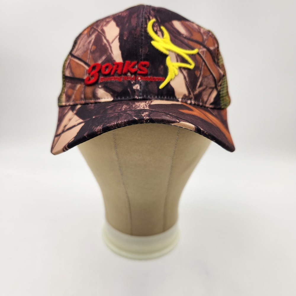 3 Oaks Hunting and Outdoors Camo Trucker Hat Mesh Back Adjustable Hook Loop NEW